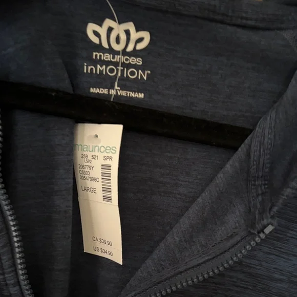 Maurices Deep Blue Women's Hoodie - Picture 3 of 4